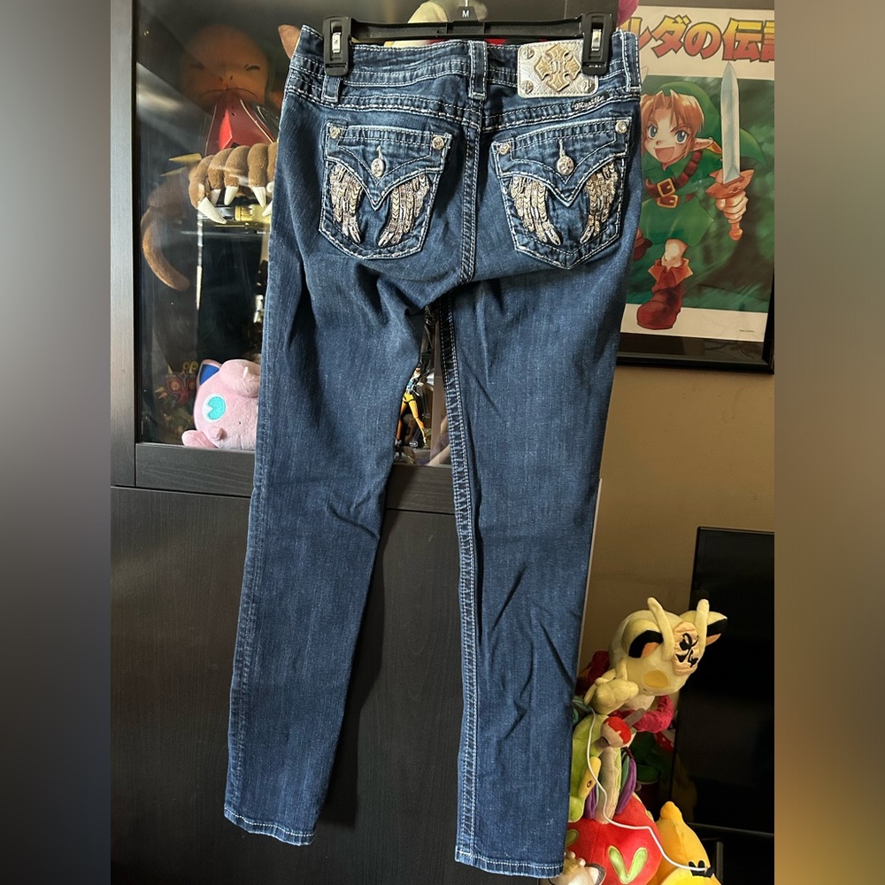 LOT of 4 skinny jeans - Lucky Brand, Miss Me, and Kancan